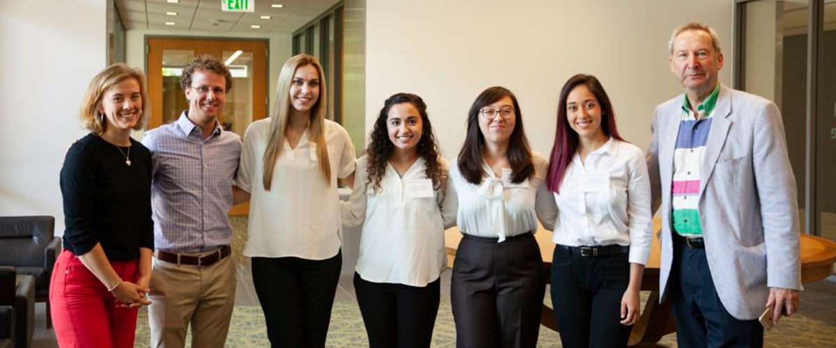 UT president's award Research Team poses together