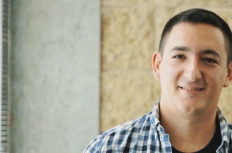 Portrait of UT student Gabriel