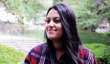 Portrait of UT student Diana Ayoub 