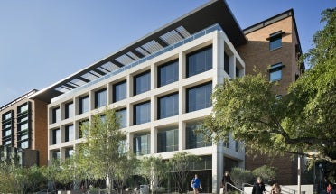 a view of the belo building