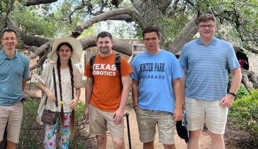 Ukrainian scholars take a tour of the Alamo 