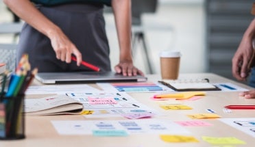 Students work on design project
