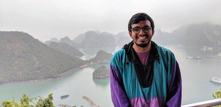 Avi Minocha, Computer Science major, interned in Singapore