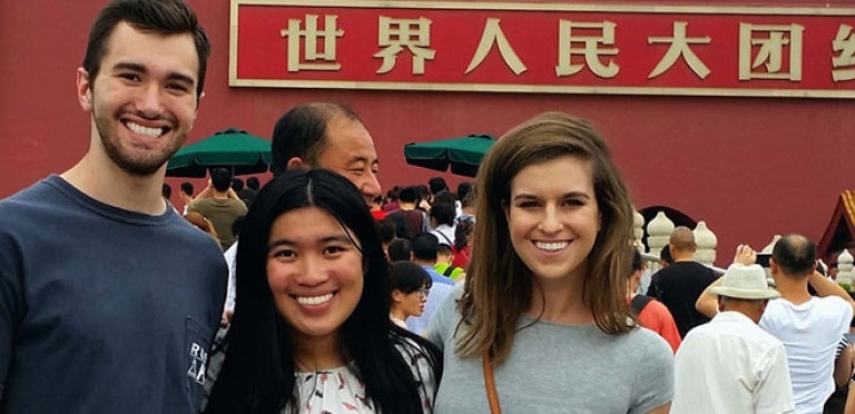Justin Roberson in China.